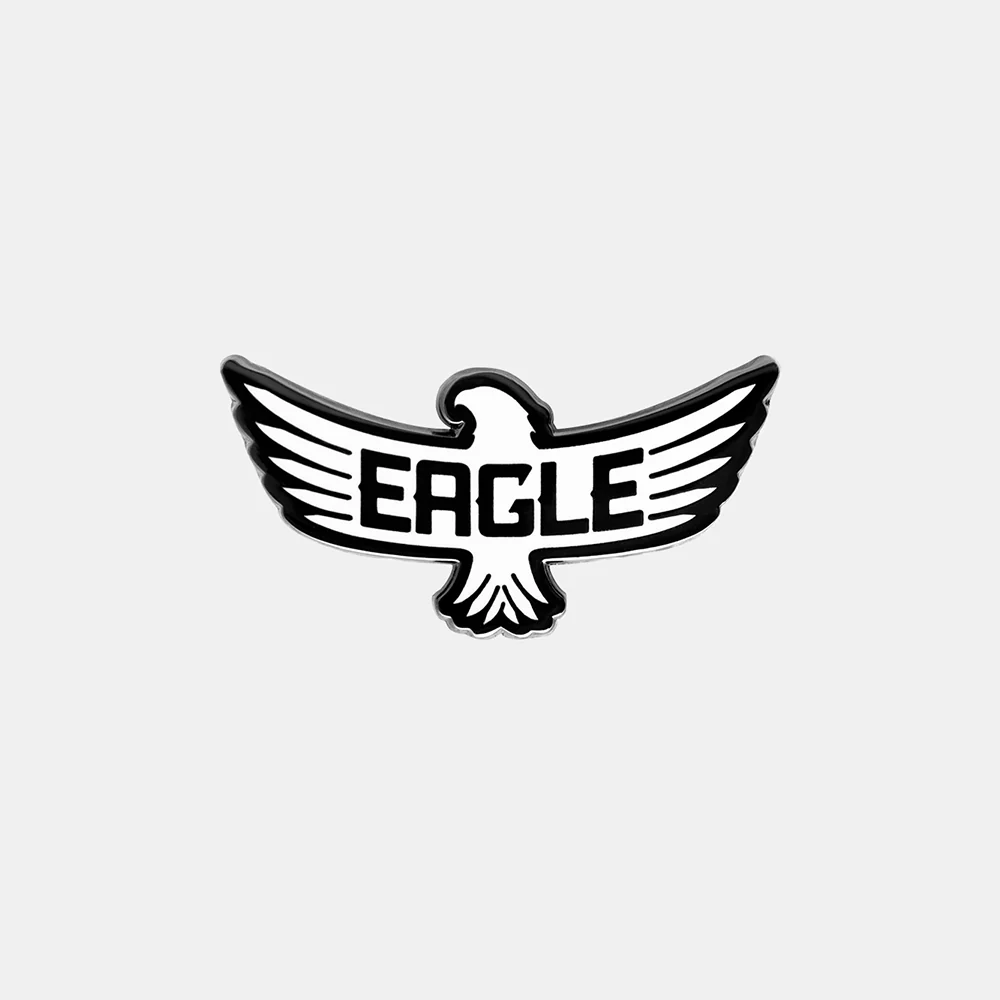 Eagle McMahon Icon Logo Enamel Pin - Image 2