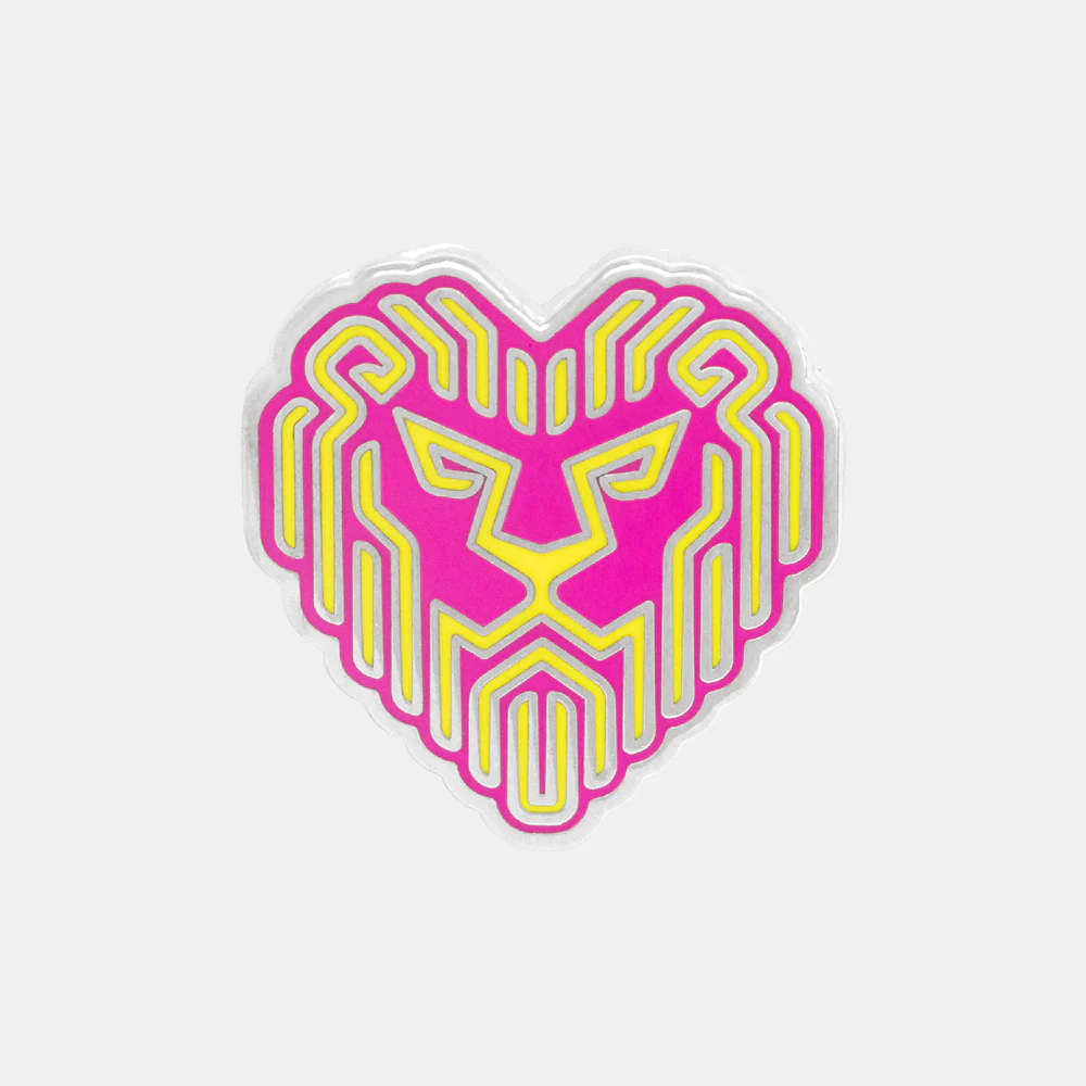 Jeremy Koling Lionheart Logo Enamel Pin